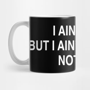 I AIN’T GAY BUT I AIN’T EXACTLY NOT GAY Mug